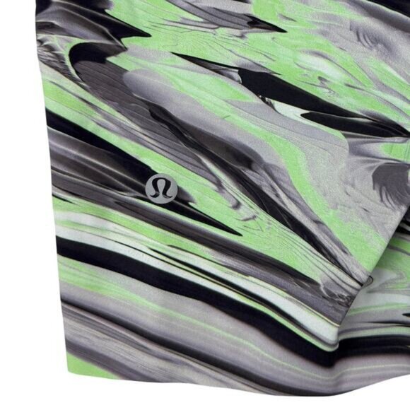 Lululemon Base Pace High-Rise Short 8" Nulux In Paint Glide Warp Multi Size 6 - Picture 7 of 8